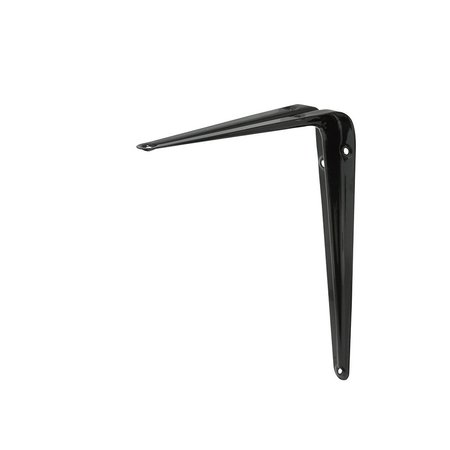 SURTEK Black Steel Shelf Bracket 4X5 137796